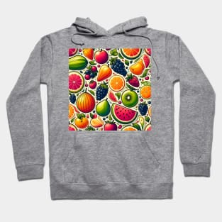 Tropical Fruit Fiesta Hoodie